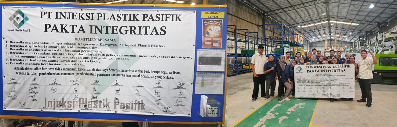 Penandatanganan Pakta Integritas oleh Tim IPP